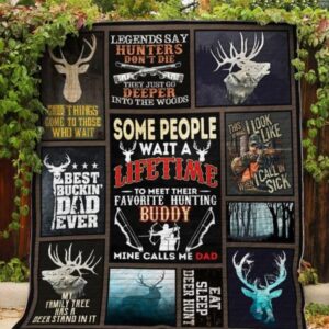 Hunting Quilt Blanket Ver 46  Quilt